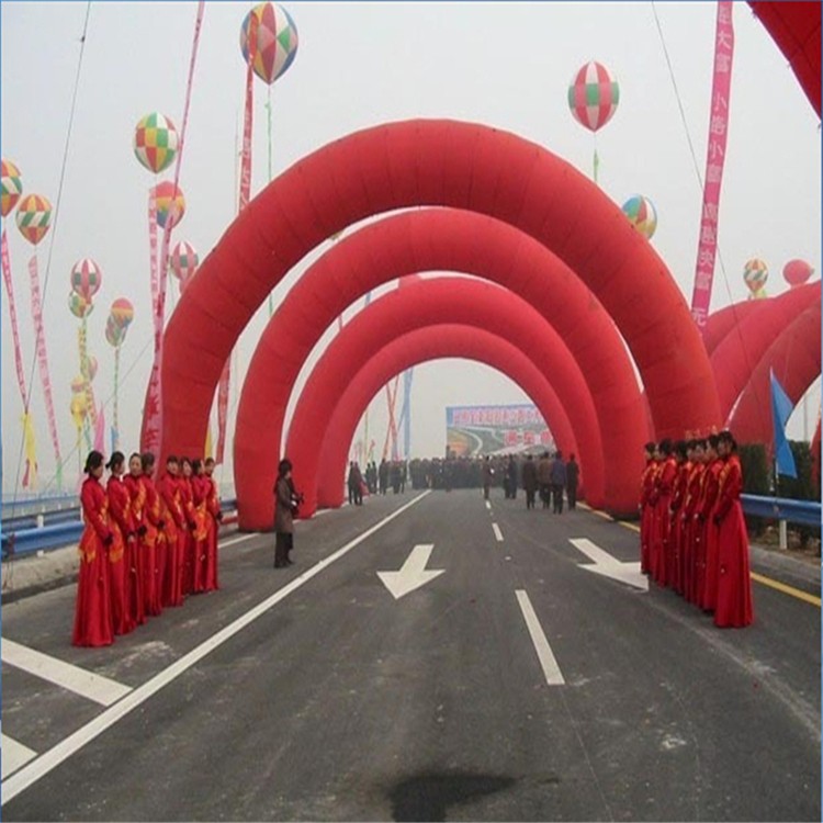 沧州开业纯红拱门